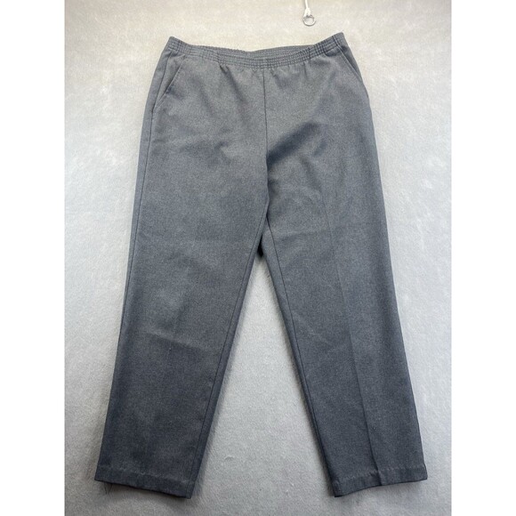 Levis Bend Over Pants Womens 16 Gray Pull On Elastic Waist USA Made Vintage - Picture 3 of 15